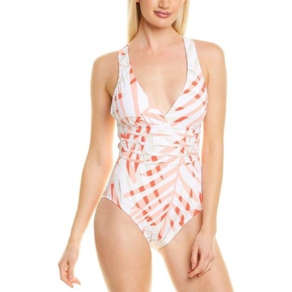 La Blanca Vista Mirage Multi Strap Cross Back One Piece - Picture 1 of 11